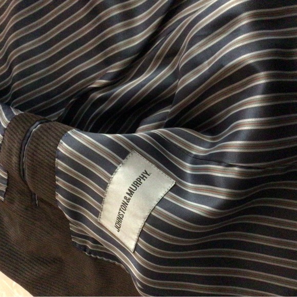 Johnston & Murphy brown corduroy single breast XL 2 button front sports blazer - Picture 5 of 10